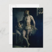 1847年、ローマに投獄されたガリアとその娘 ポストカード (正面/裏面)