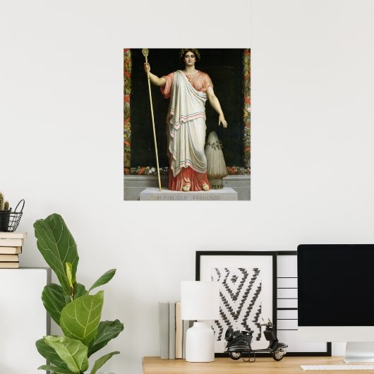 1848年の寓話 ポスター (ホームオフィス)