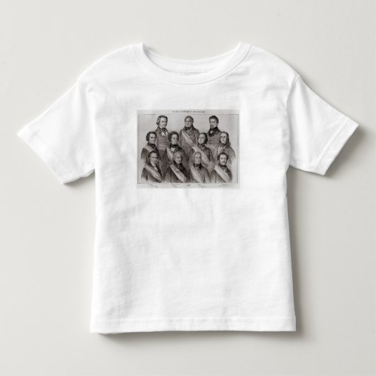 1848年の暫定政権 トドラーTシャツ (正面)