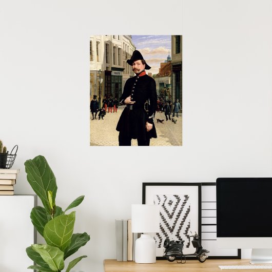 1848年の道合の警察官ポートレート ポスター (ホームオフィス)