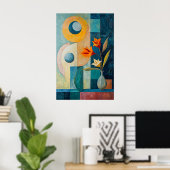 1849夢のような流れ ポスター (ホームオフィス)