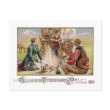 1849年のカリフォルニアの金ゴールドPannersのための感謝祭