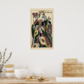 1849年のハートの遊カードのポスター ポスター (キッチン)