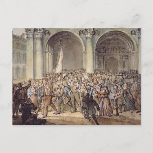 1849年以降の10の日 ポストカード (正面)