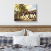 1849年、兵士の命の場面 キャンバスプリント (インサイチュ (寝室))