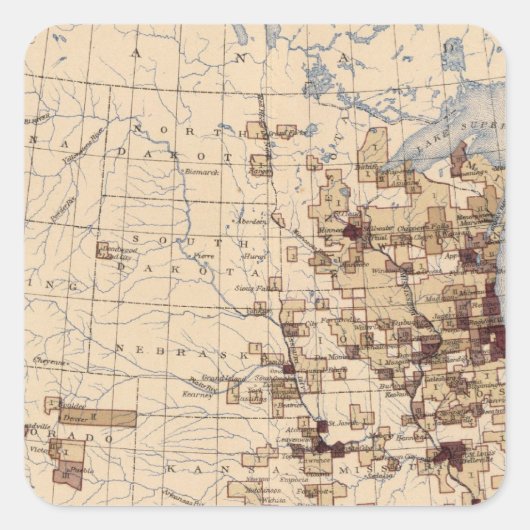 185価値の製品/平方マイル スクエアシール (正面)