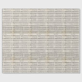 1850ジングルベル！クリスマスの折り返し切り離し ラッピングペーパー (フラット)