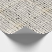 1850ジングルベル！クリスマスの折り返し切り離し ラッピングペーパー (角)