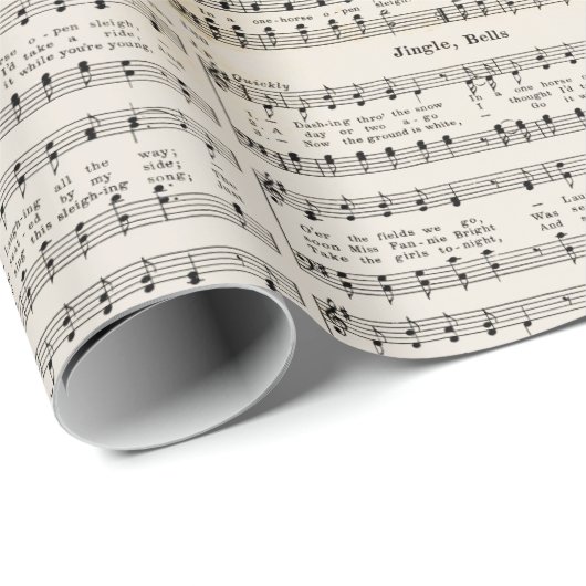 1850ジングルベル！クリスマスの折り返し切り離し ラッピングペーパー (ロールコーナー)