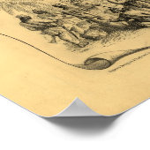 1850年のイギリス帝国全世界地図 ポスター (角)