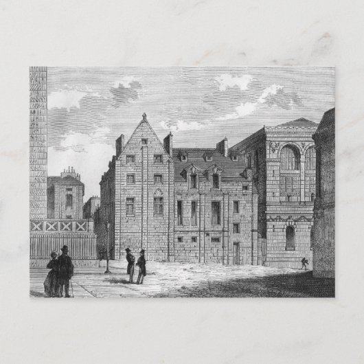 1850年の文大学校跡 ポストカード (正面)