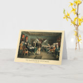 1850年の独立宣言が復活 カード (黄色い花)