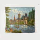 1850年代フランゼンスブルク城プリント タペストリー (正面(横))