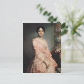 1850年～51年マダムFのポートレート ポストカード (スタンド正面)
