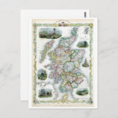 1851スコットランド ポストカード (正面/裏面)