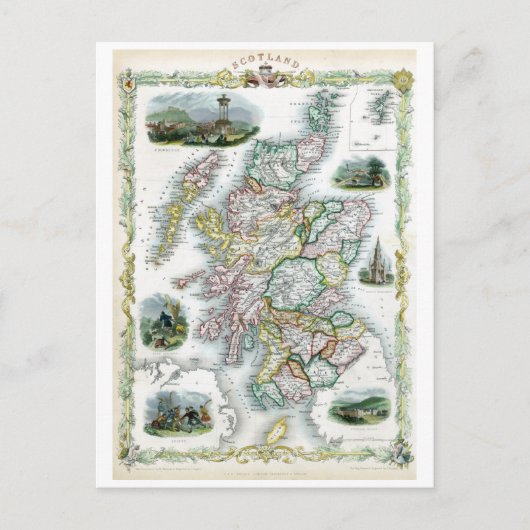 1851スコットランド ポストカード (正面)