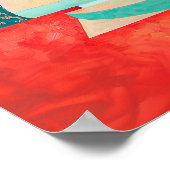 1851夢のような流れ ポスター (角)