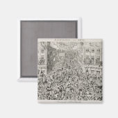 1851年の展覧会素晴らし中のピカデリー マグネット (正面/裏面)