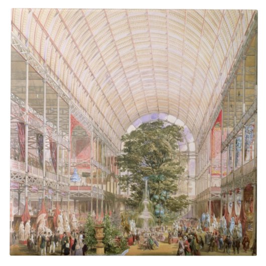 1851年の素晴らしい展覧会。 transeの装飾 タイル (正面)
