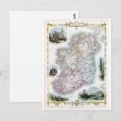 1851年マップ・エワール ポストカード (正面/裏面)