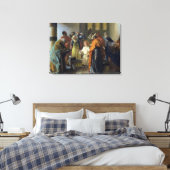 1851年、12歳のイエス キャンバスプリント (インサイチュ (寝室))