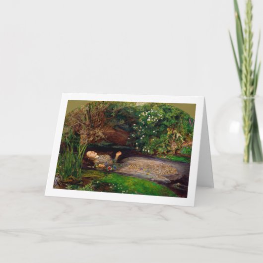 1851年-1852年ジョン·エベレット·ミライス、オペリア カード (正面)