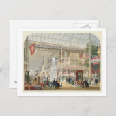 1851素晴らし年の展示会：Crの中央トランセート ポストカード (正面/裏面)