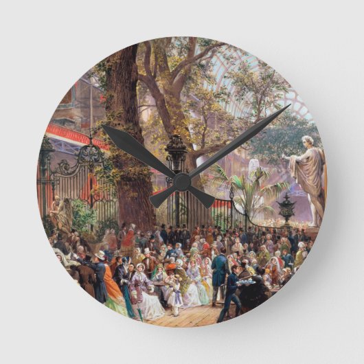 1851素晴らし年:インテリア ラウンド壁時計 (正面)