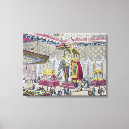 1851素晴らし年：インディアン部 キャンバスプリント (正面)