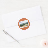 1852カラーリトグラフ – ワシントンの見解 ラウンドシール (封筒)