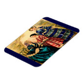 1852フランスのファッションプレート マグネット (左側)