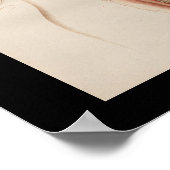 1852ヴィンテージ解剖学的脳脊髄 ポスター (角)