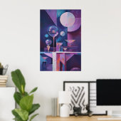 1852夢のような流れ ポスター (ホームオフィス)