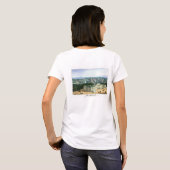 1852年 カラー・リソグラフ - ワシントンの眺め Tシャツ (裏面フル)