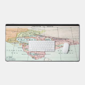 "1852 Map of India" デスクマット (キーボード&マウス)