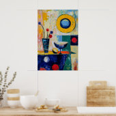 1853夢のような流れ ポスター (キッチン)