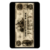 1853年コチート50ドル札 マグネット (縦)