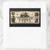 1853年コチート50ドル札 長方形シール (バッグ)