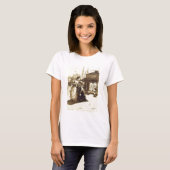 1853年(1853年)(ペンと茶色の紙) Tシャツ (正面フル)