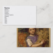 「1854年のよい収穫」、1854年 名刺 (正面/裏面)