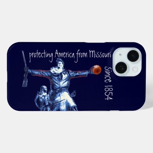 1854年保護以来ミズーリから来たアメリカ Case-Mate iPhoneケース (裏面 (横))