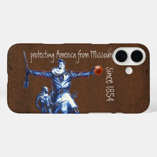 1854年保護以来ミズーリから来たアメリカ Case-Mate iPhoneケース (裏面 (横))