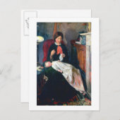 1854年～5年のイギリスの暖炉 ポストカード (正面/裏面)