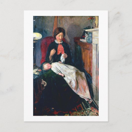 1854年～5年のイギリスの暖炉 ポストカード (正面)