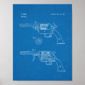 1854 Gun Patent Art Drawing Print ポスター (正面)