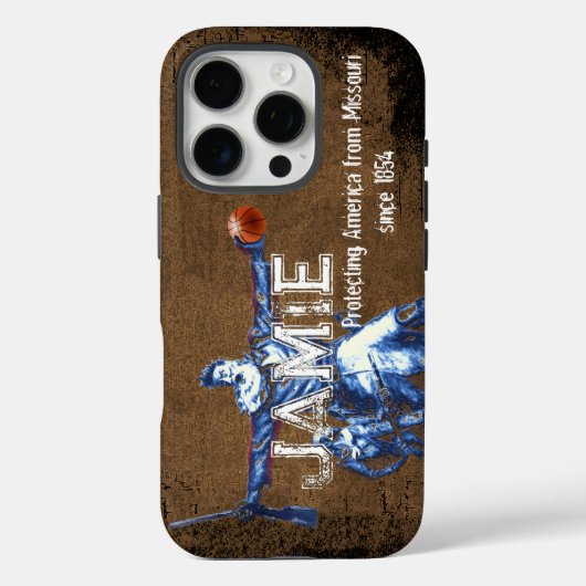 1854 iPhone以保護来ミズーリからのアメリカ Case-Mate iPhoneケース (裏面)