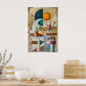 1855夢のような流れ ポスター (キッチン)