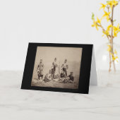 1855年の武器の積み上げクリミア戦争 カード (黄色い花)