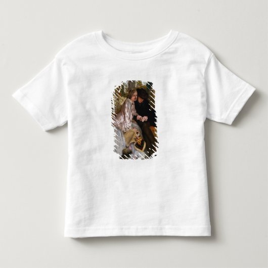 1855年の結婚リングや輪 トドラーTシャツ (正面)