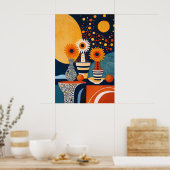 1856夢のような流れ ポスター (キッチン)